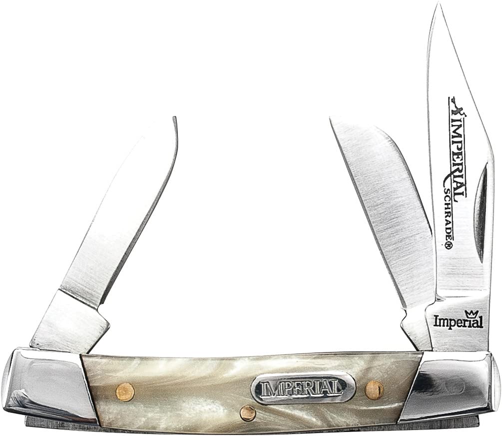 Amazon.com: Schrade Imperial IMP14 Small Stockman Stainless Steel